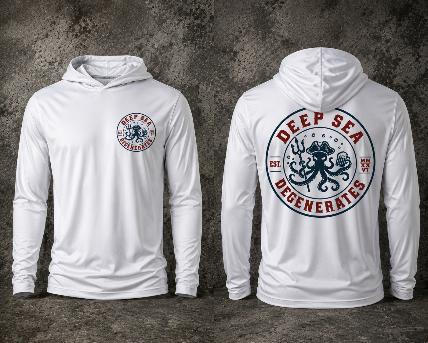 4th of July Edition White Sun Hoodie