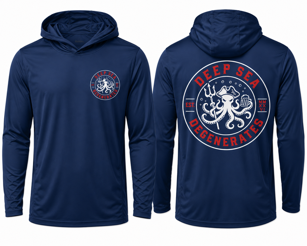 4th of July Edition Blue Sun Hoodie