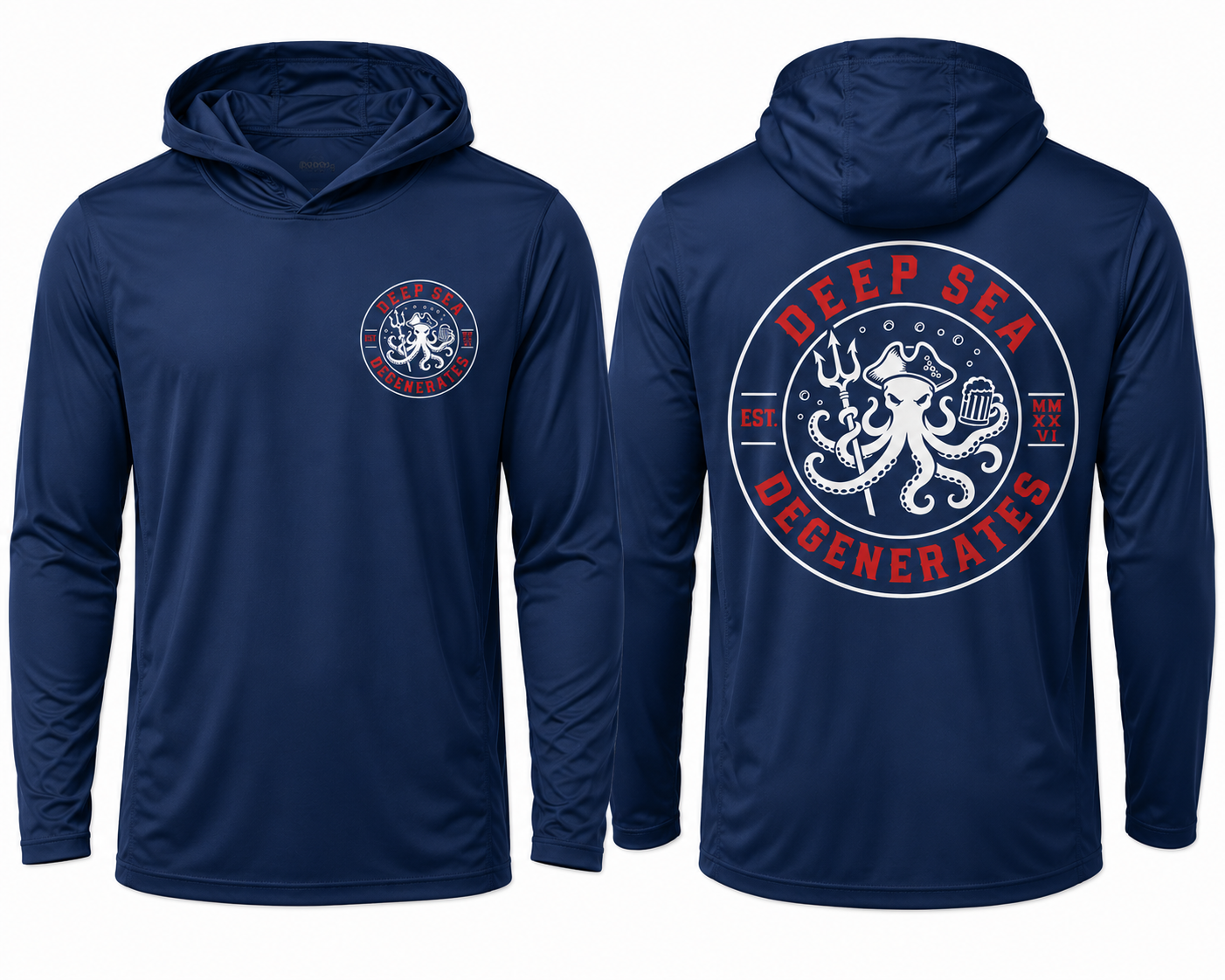 4th of July Edition Blue Sun Hoodie