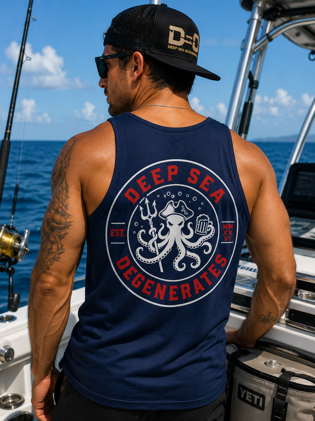 4th of July Edition Tank Top- Blue