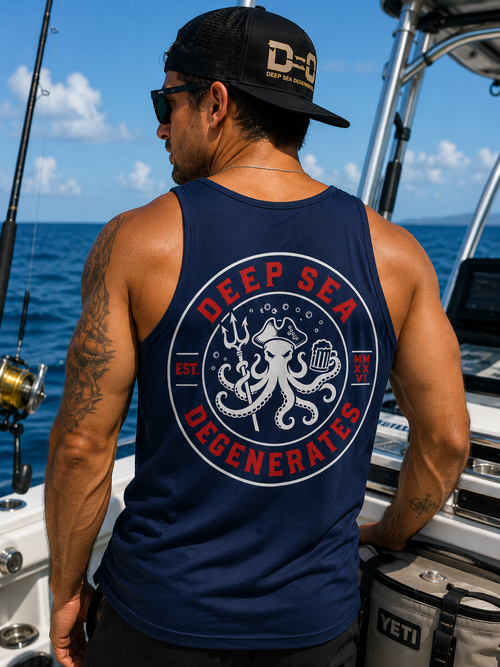4th of July Edition Tank Top- Blue
