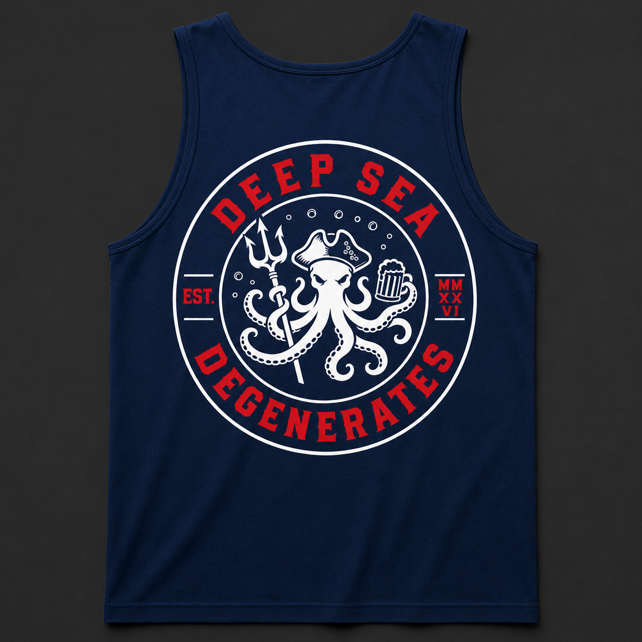 4th of July Edition Tank Top- Blue